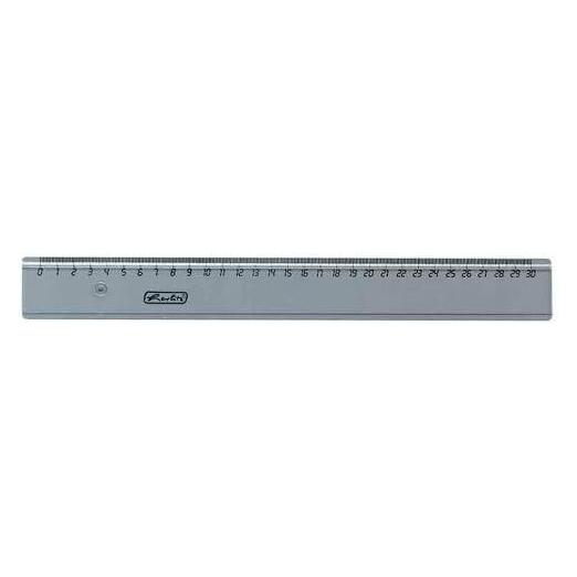 Herlitz Herl Lineal Kunststoff transp. (30 cm, Kunststoff) (08700106)