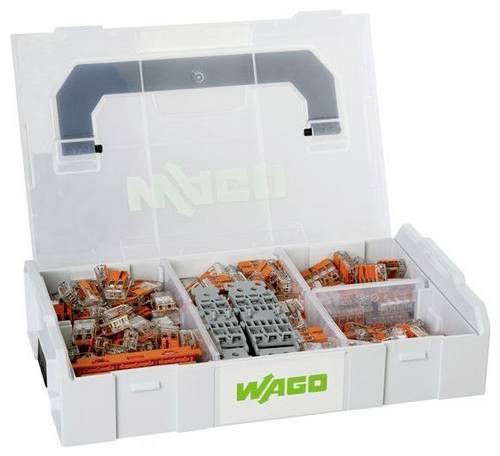 WAGO 887-850 Verbindungsklemmen-Set flexibel: - starr: - Inhalt: 1 St. Farblos, Transparent