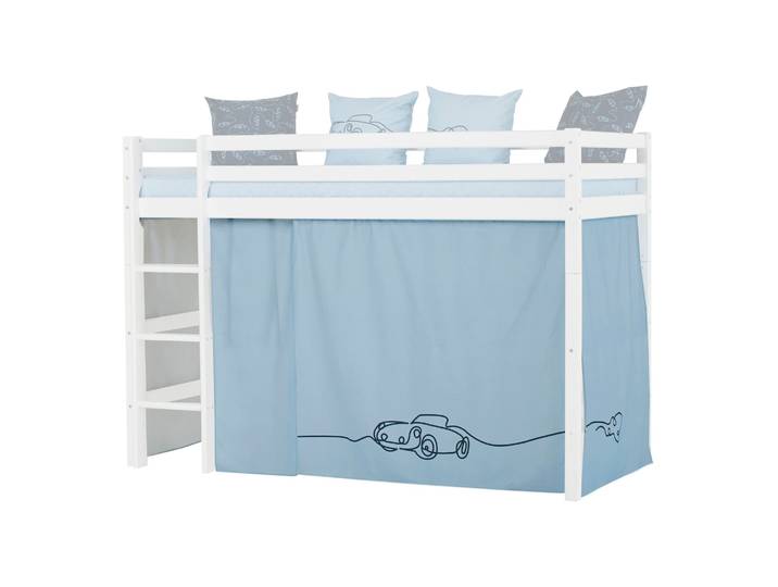 Hoppekids Cars - Gordijn - Magische speelruimte - Geschikt voor ECO Dream en ECO Luxury mid-high bedden