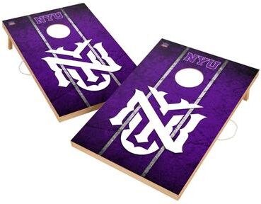 Skip's Garage Vintage New York University Violets Regulation 2x4 Cornhole Set
