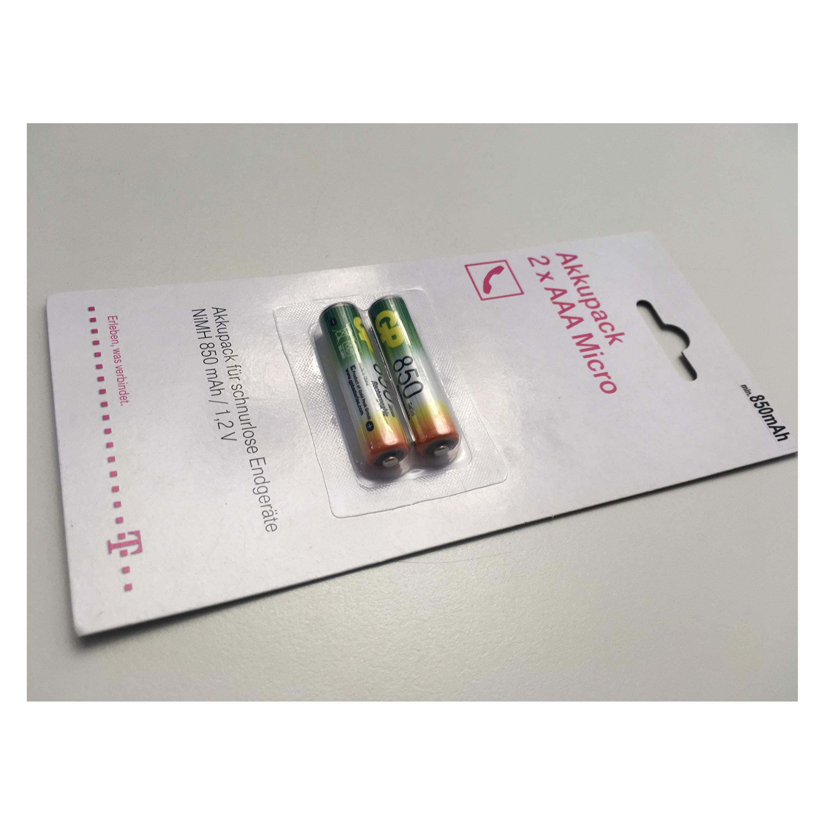 Telekom Akku für Telefone 2er-Blister wiederaufladbare Batterien (40246754)