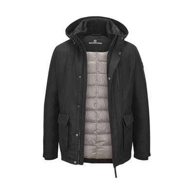 Blouson MILESTONE "MSKeith", Herren, Gr. 54, schwarz, Jacken Blouson, mit leicht taillierter Passform