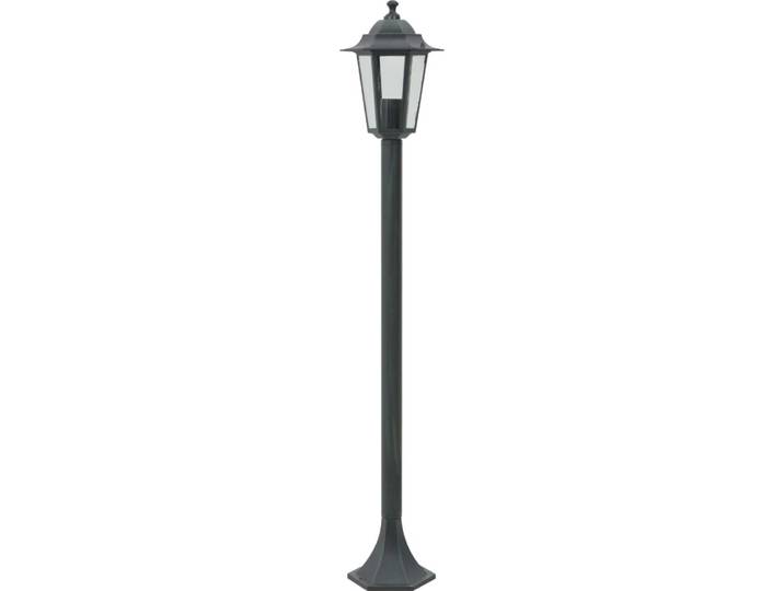 vidaXL Garten-Pollerleuchte 6 Stk. E27 110 cm Aluminium Dunkelgrün
