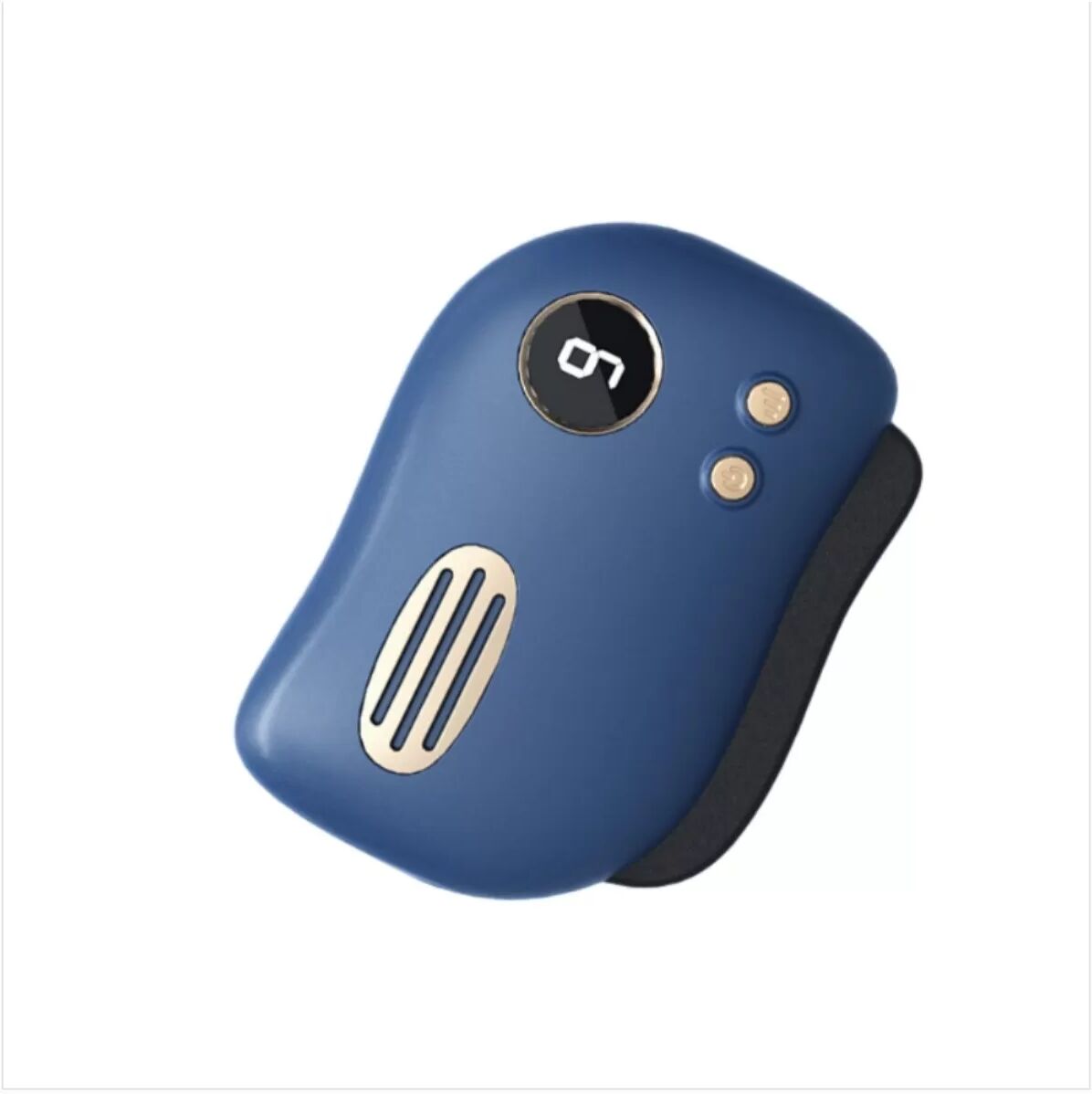 INF Masseur Électrique Gua Sha - Outil de Massage Chauffant avec 9 Niveaux de Température & Vibration Bleu