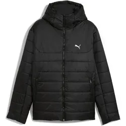 PUMA Herren Jacke ESS Hooded Padded Jacket, Größe XL in Schwarz Schwarz