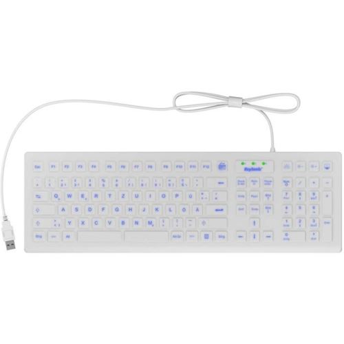 KeySonic KSK-8031 INEL-WH USB Deutsch weiß (kabelgebunden)