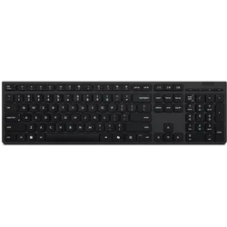 Lenovo 4Y41R64540 (US, Kabellos), Tastatur, Schwarz, Grau