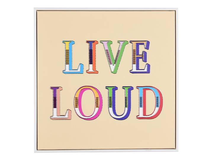 Impression d'art Life Polyester Multicolore 40 x 40 x 2cm