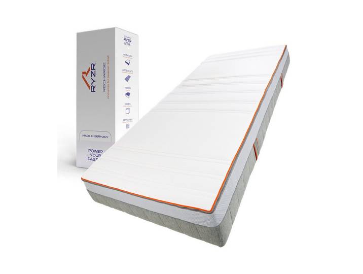 Kaltschaummatratze RYZR Recharge Pro - Premium-Wendematratze für erholsamen Schlaf, RYZR, 22,5 cm hoch, Hydrux®-Qualitätsschaum, Härtegrad individuell wählbar, ergonomisch