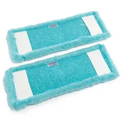 LEIFHEIT 2er Set Wischbezug Clean Twist M Ergo geeignet für die Trockenreinigung