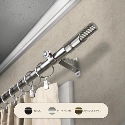 InStyleDesign Barra Adjustable Curtain Rod