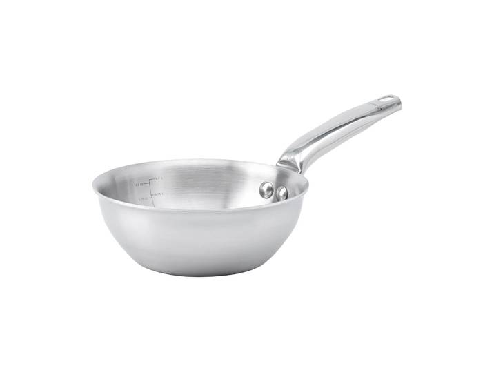 De Buyer Poêle à sauter arrondie Alchimy en acier inoxydable Ø16 cm