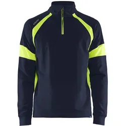 Blakläder, Arbeitsoberteil, Sweatshirt mit hochsichtbaren Teilen (5XL)