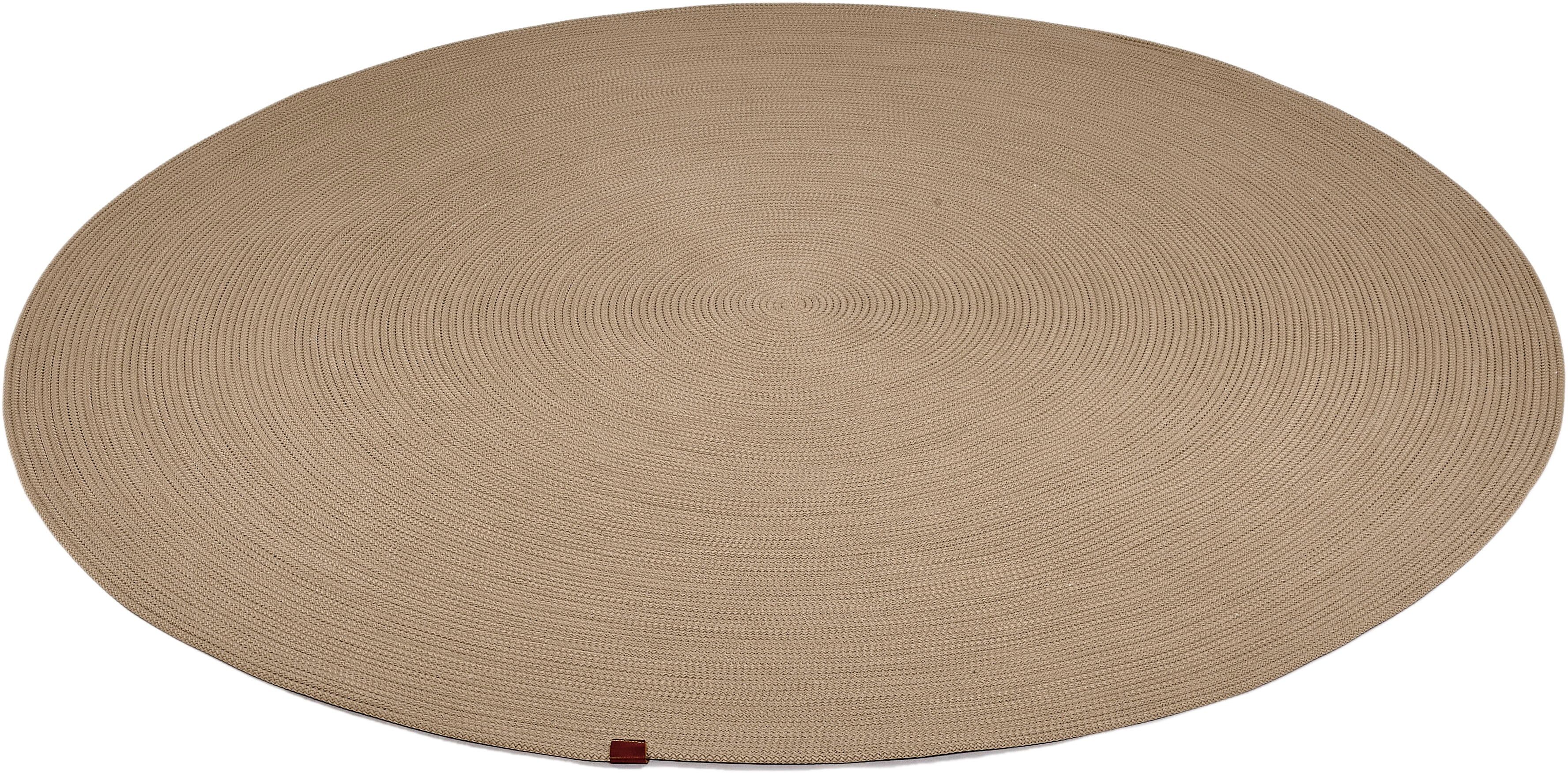 Teppich ASTRA "Paris", beige, H:8mm Ø:150cm, Kunstfaser, Teppiche, Teppich, In- und Outdoor geeignet, Aussenbereich, Wohnzimmer beige Ø 150cm 1 Stk., 8mm, Ø 150cm