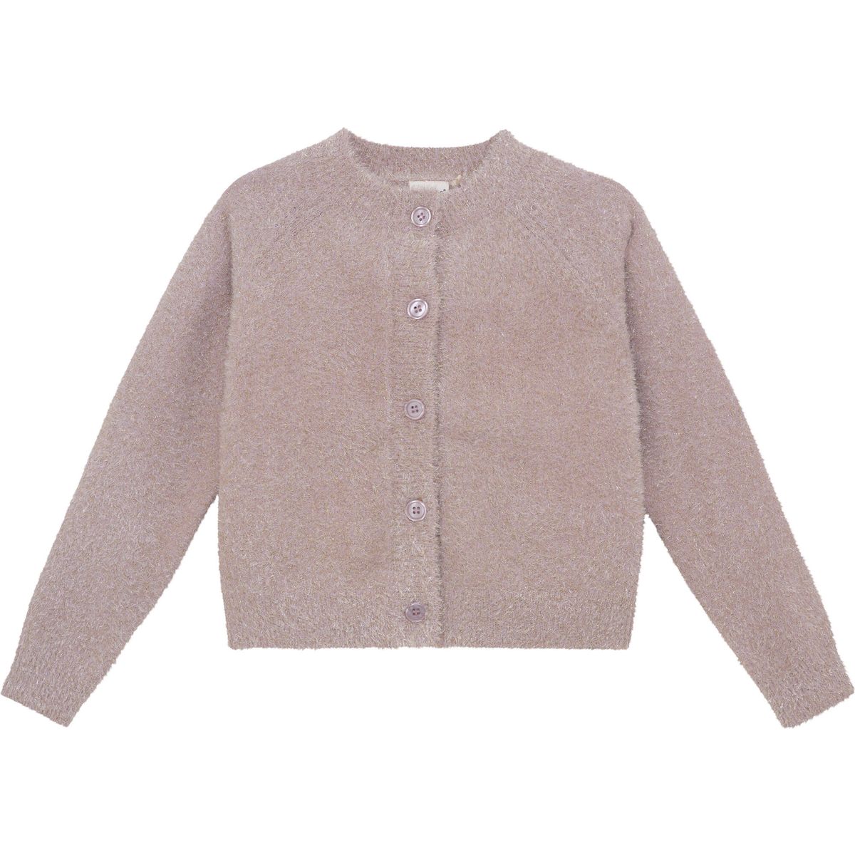 Minymo Cardigan Knit w. Glitter rose dust (5022) 128 144520-5022-128