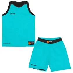 Spalding, Unisex, Sportshirt, Double Face Set (S), Blau