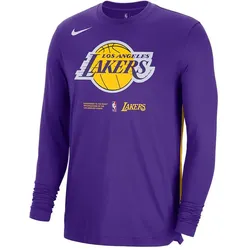 Nike, Herren, Sportshirt, Los Angeles Lakers Men'S Dri-Fit Nba Long-Sleeve Top (XL), Violett