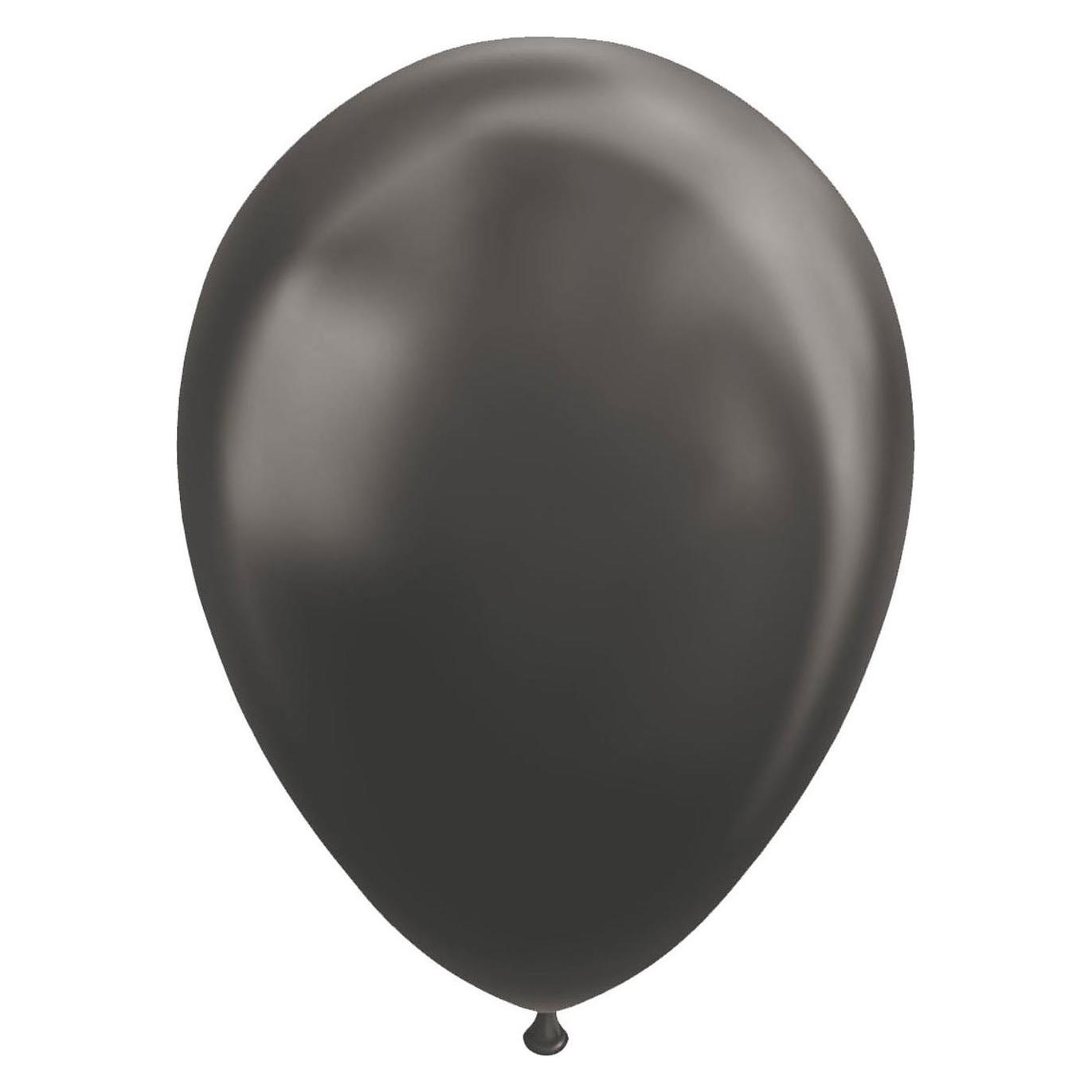 Globos Europe Luftballons Metallic Schwarz 30cm, 10Stk. (10x) (38860504)