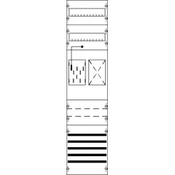 Striebel & John KA4501 Messfeld eHZ BH3 vorverdrahtet mit BKE-I Netzsystem TN-S 5-polig 2CPX034204R9999