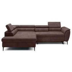 Ecksofa Tempo New Stoff Brown
