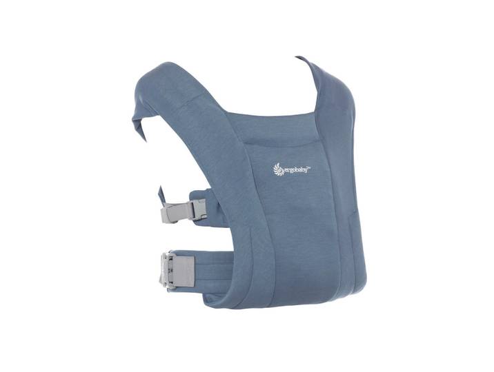 Ergobaby Babytrage Oxford Embrace, Pastellblau, 17.4x12.4x26.5 cm, unisex, AGR-geprüft, Bauchtragefunktion, Schultergurte über Kreuz tragbar, Baby on Tour, Babytragen & Tragetücher