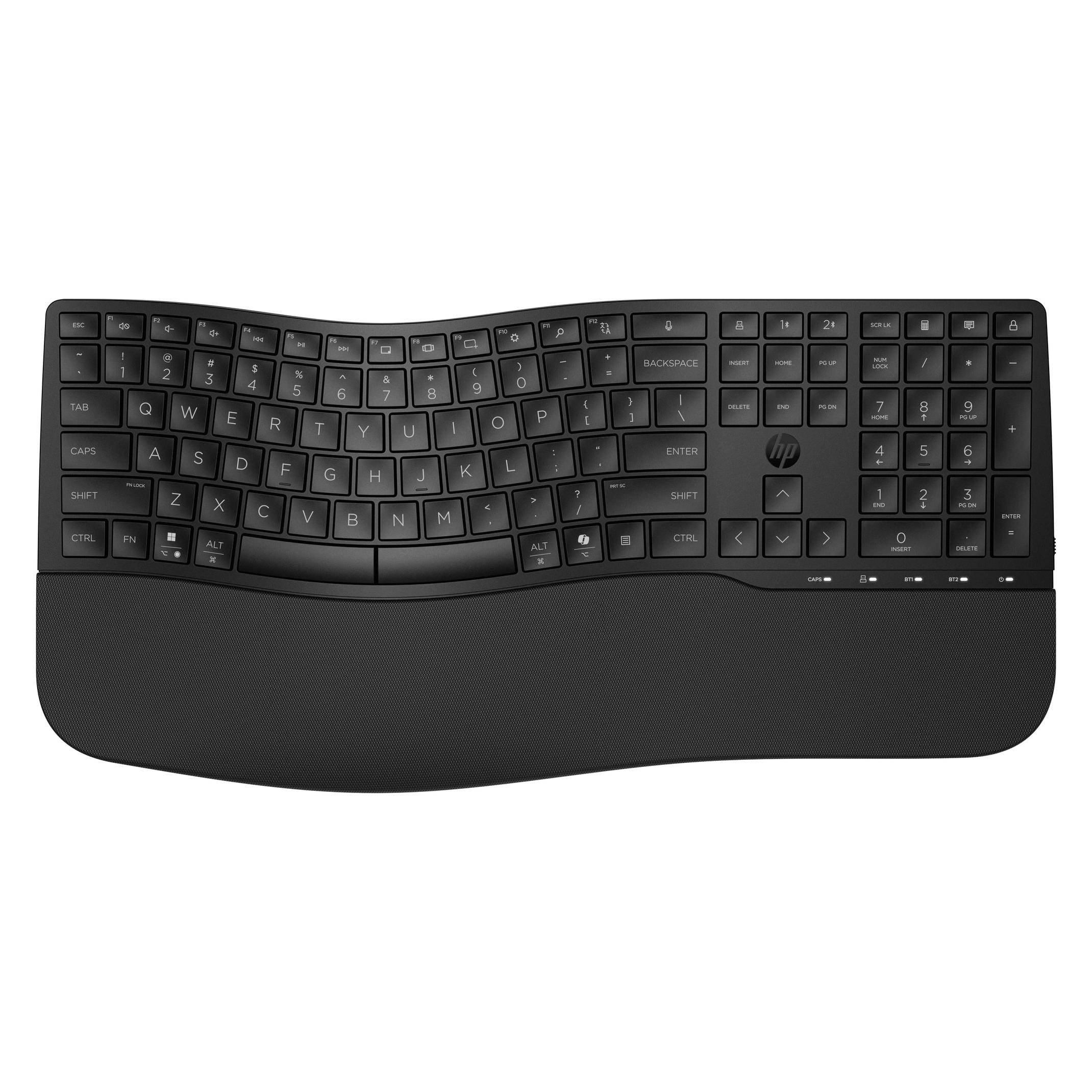 HP 680 Komfort/Drahtlos USB + Bluetooth/Schwarz (DE, Kabellos) (8T6L8AA#BCM)