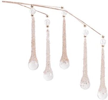 Melrose International Beaded Icicle Drop Spray (Set of 2)