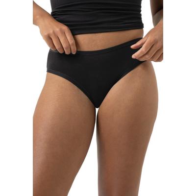 Hipster MEY "MODAL PURE", Damen, Gr. M, Single Jersey, schwarz, Single Jersey, Obermaterial: 94% Modal, 6% Elasthan, körpernah, Unterhosen, tiefer, hüftiger Sitz, elastisch, glänzende Details