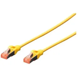 Digitus CAT6 S-FTP Patchk.,3m, Gelb (S/FTP, CAT6, 3 m), Netzwerkkabel