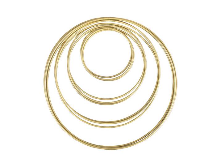 Metallringe sortiert, je 3x10cm, 15cm, 20cm, 25cm, Box 12Stück
