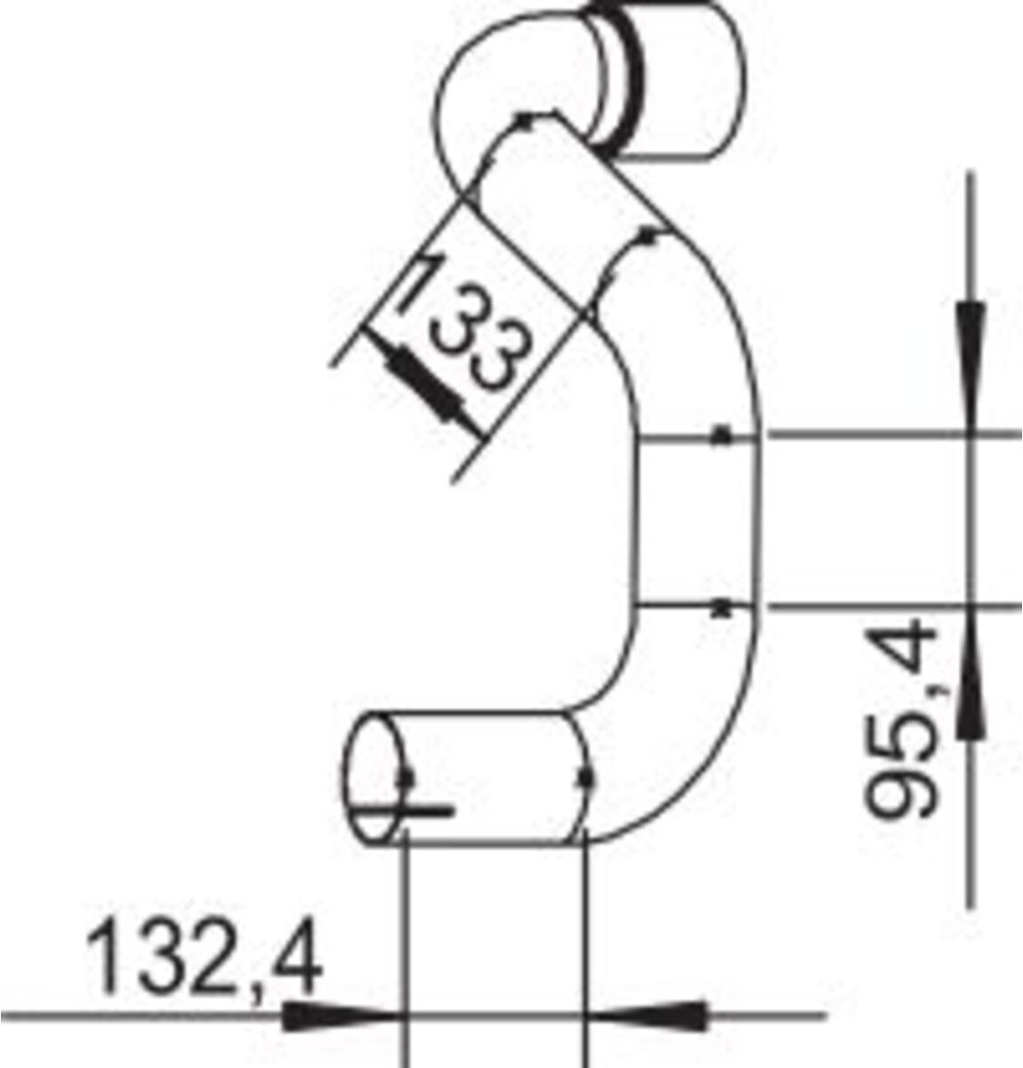 Auspuffrohr DINEX DIN54227