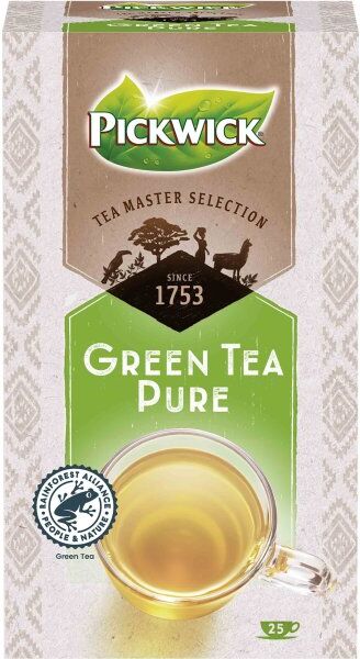 Pickwick Master S. Green Tea Pure Te, 25 Breve