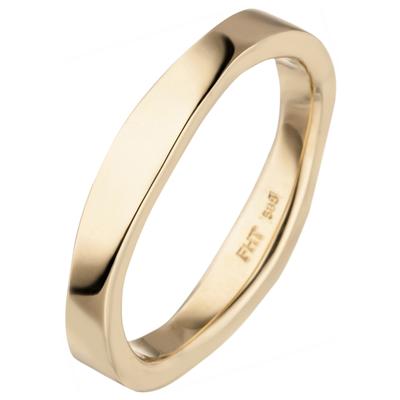 Goldring JOBO "Ring Damenring" Gr. 52, gelbgold 585, Fingerringe, Damen, 52, Gelbgold 585, Goldring, 585 Gold