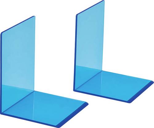 Maul Buchstütze 3513631 Produktabmessung, Höhe:130mm Neonblau 2St.