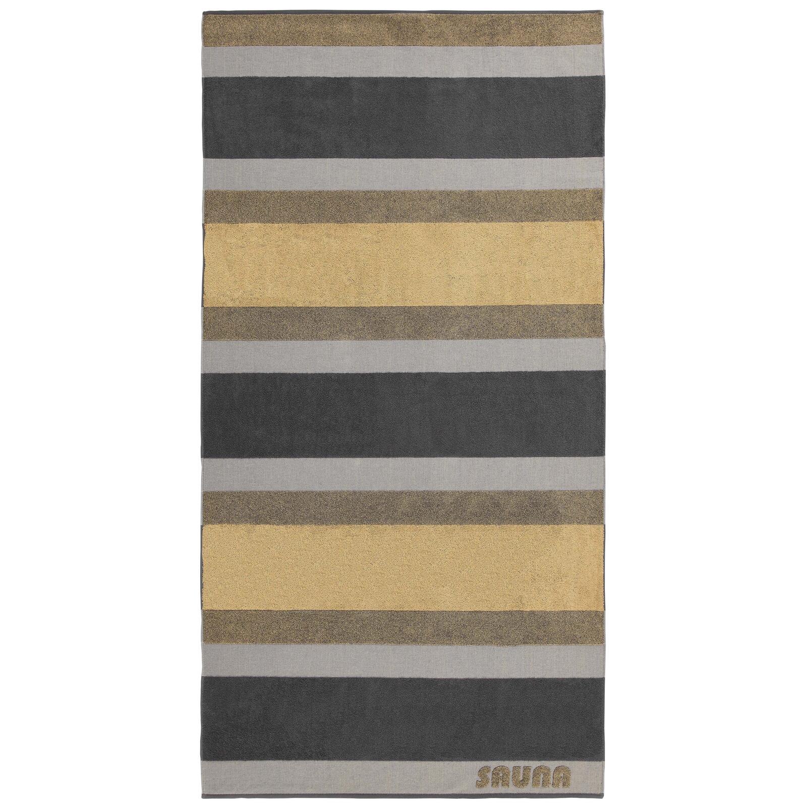 Dyckhoff Saunatuch XL Stripe 200 x 100 cm gelb 13359 53 200