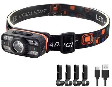 Uplifted Finds High Intensity Outdoor COB LED Rechargeable Headlamp with Hook