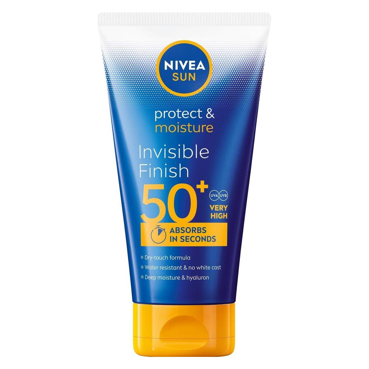 Nivea Invisible Finish (SPF 50+, 150 ml) (5900017097725)