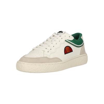 Sneaker ELLESSE "IN59 Original", Herren, Gr. 41, weiß (weiß, grün), Leder, Lederimitat, Schuhe Sneaker, mit zeitlosem Design