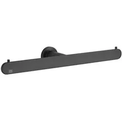 Gessi Emporio Doppel-Toilettenpapierrollenhalter, Wandmontage, 38915299, Farbe: Schwarz XL