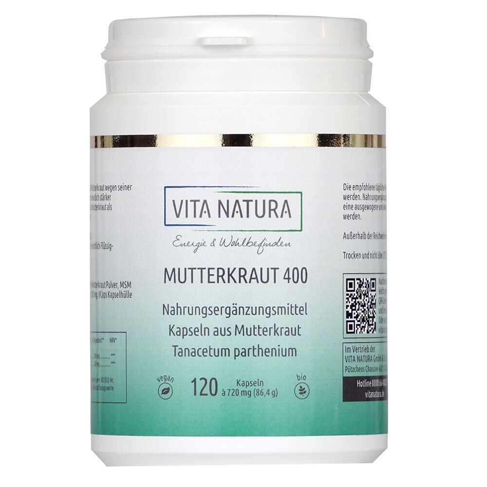 Mutterkraut 400 mg Vegi-Kapseln 120 St Kapseln