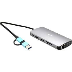 i-tec USB-C® Dockingstation USB 3.0 USB-C/Thunderbolt 3x Display Travel Nano Dock with Power Delivery 100 W integrierter Kartenleser, USB-C® Power Delivery CANANOTDOCKPD