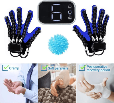 Inspired Finds Stroke Recovery Rehabilitation Gloves For Hand Therapy And Finger Training left Hand xl
