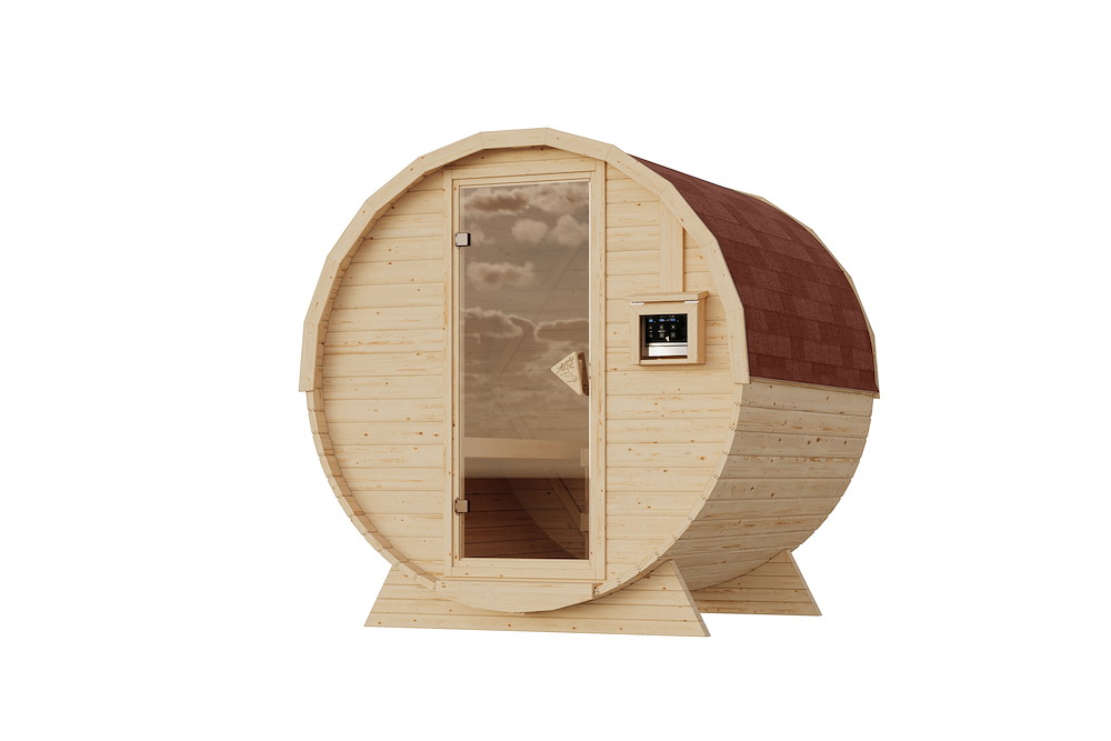 KARIBUHOLZT Fassauna 1,5 9 KW ext. Strg klarglas GGT 16989831