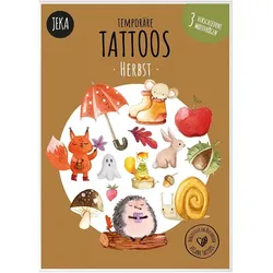Temporäre Tattoos - Herbst 3 Bögen