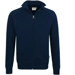 Sweatjacke "COLLEGE" 606 mit Reißverschluss - 6XL - tinte