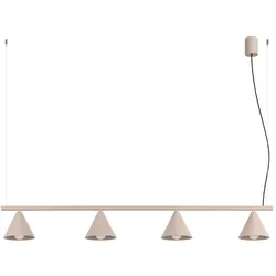 Sollux SL.2557 Kronleuchter NOX 4L taupe