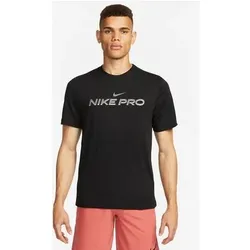 NIKE Herren Shirt M NK DF TEE DB PRO, Größe S in Schwarz Schwarz