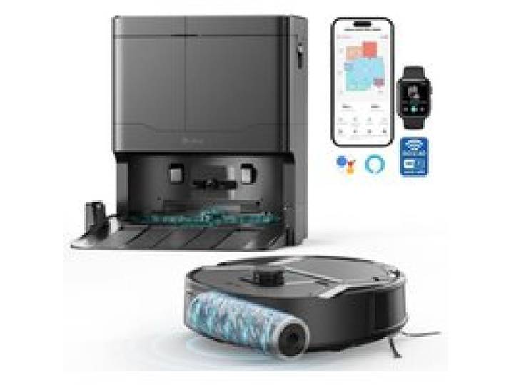 Lefant M265 Aspirateur Robot Laveur Ultra-Mince 85mm - 20000Pa - Compact 280mm - Anti-Enchevêtrement Sols Carrelés et Poils Animaux