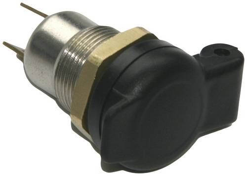 IWH DIN Einbausteckdose Metal mit Deckel Belastbarkeit Strom max.=16A 12 V, 24V