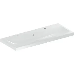 Wandwaschtisch „iCon Light“, mittig, rechteckig 120 × 48 cm in weiß alpin
